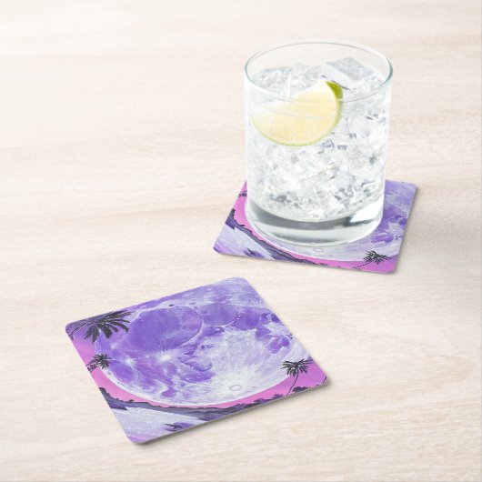 「ありえない月」 ペーパーコースター (インサイチュ)