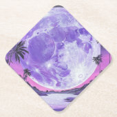 「ありえない月」 ペーパーコースター (正面)