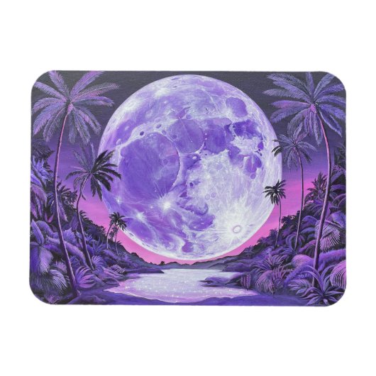 「ありえない月」 マグネット (横)