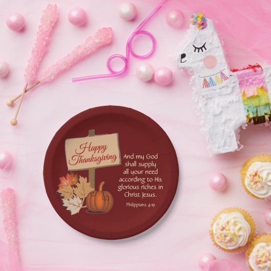 ありがたいことに神はブルゴーニュを与える ペーパープレート (パーティー)