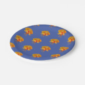 ありがたい七面鳥。 ペーパープレート (アングル)