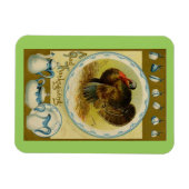 ありがたい七面鳥 マグネット (横)