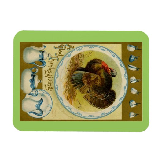 ありがたい七面鳥 マグネット (横)