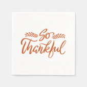 ありがたい筆跡 スタンダードカクテルナプキン (正面)