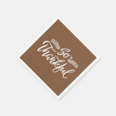 ありがたい筆跡 スタンダードカクテルナプキン (角)