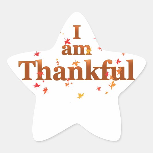 ありがたい 星シール (正面)