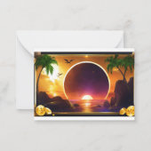 ありがたく思う» ノートカード (裏面)