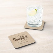 ありがた賛美いブラウン コースター (右側)