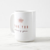 ありがとうあなたでいてくれてマグカップ コーヒーマグカップ (正面左)