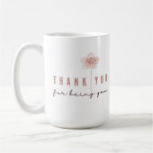 ありがとうあなたでいてくれてマグ コーヒーマグカップ (左)