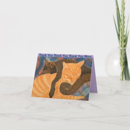 ありがとうありがとうお母さんサンキューカード サンキューカード (正面)