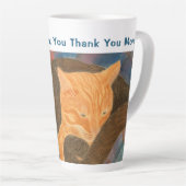 ありがとうありがとうお母さん カフェラテマグ (右アングル)