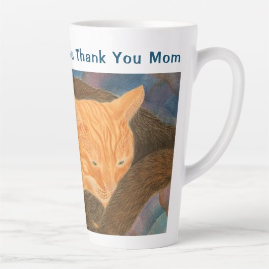 ありがとうありがとうお母さん カフェラテマグ (右)