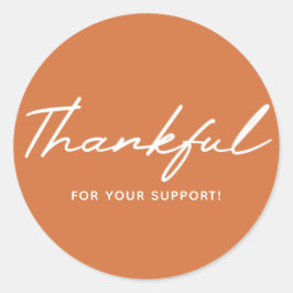 ありがとうありがとうステッカー ラウンドシール
