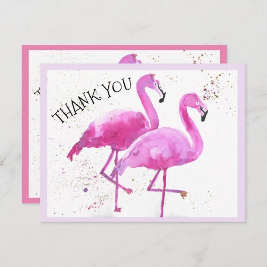 ありがとうおお洒落礼を言うのに最適なカード サンキューカード (正面/裏面)