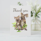 ありがとうおもしろい好奇心強迫眼鏡動物 サンキューカード (スタンド正面)