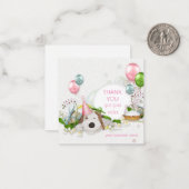 ありがとうおもしろい犬 ノートカード (正面/裏面インサイチュ)