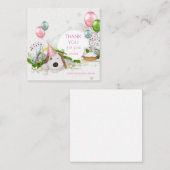 ありがとうおもしろい犬 ノートカード (正面/裏面)