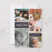 ありがとうおベビー2号誕生発表 サンキューカード (正面)