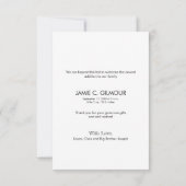 ありがとうおベビー2号誕生発表 サンキューカード (裏面)