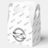 ありがとうお印と華やかな持ち出しボックス フェイバーボックス (オープン)