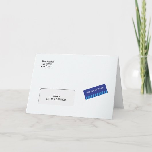 ありがとうお手紙キャリア! サンキューカード (正面)