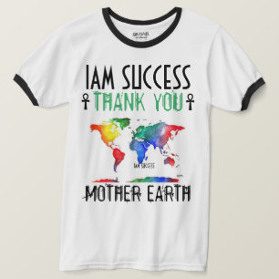 ありがとうお母さん地球 Tシャツ