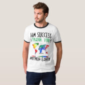 ありがとうお母さん地球 Tシャツ (正面フル)