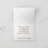 ありがとうお蝶ブロケード茶色 サンキューカード (内部)