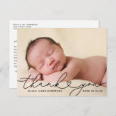 ありがとうお誕生日おめでとうがき ポストカード (正面/裏面)