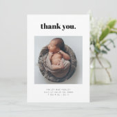 ありがとうお誕生日発表カード 案内状 (スタンド正面)