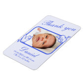 ありがとうお誕生発表写真カード マグネット (左側)