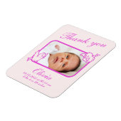 ありがとうお誕生発表写真カード マグネット (左側)