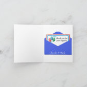 ありがとうお誕生発表写真カード 案内状 (内部)