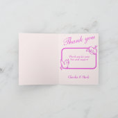 ありがとうお誕生発表写真カード 案内状 (内部)