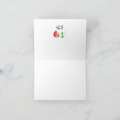 ありがとうか、またはノートを消して下さい ノートカード (内部)