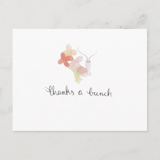 ありがとうがいっぱい カタツムリ ありがとう ポストカード (正面)