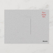 ありがとうこ縁どその子犬のポストカード ポストカード (裏面)