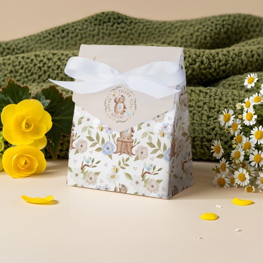 ありがとうございましたニットWoodland Bearフローラ フェイバーボックス