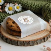 ありがとうございましたニットWoodland Bearフローラ ラウンドシール