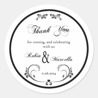 ありがとうございました ラウンドシール