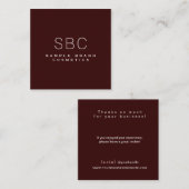 ありがとうございました、ワインのモダン化粧ミニマル品 ノートカード (正面/裏面)