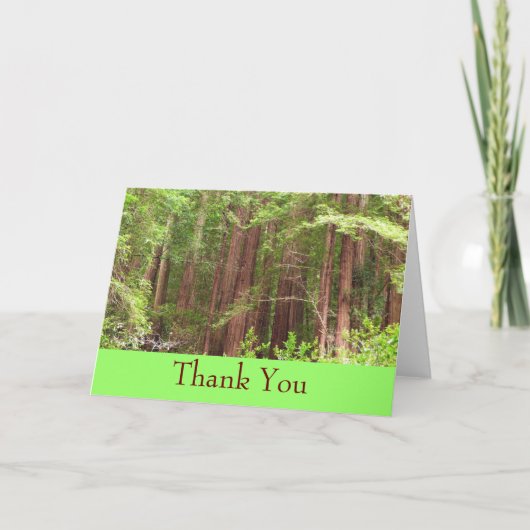 ありがとうございましたRedwood Forest Card サンキューカード (正面)