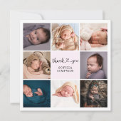 ありがとうございますハートスクリプト写真の発表 案内状 (正面)