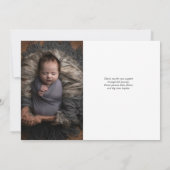 ありがとうございますハートスクリプト写真の発表 案内状 (裏面)