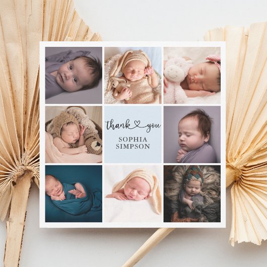 ありがとうございますハートスクリプト写真の発表 案内状