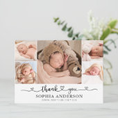ありがとうございますハートフォトベビーのお知らせ 案内状 (スタンド正面)