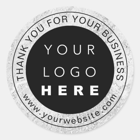 ありがとうございますプロフェッショナルロゴプロモーション事業 ラウンドシール (正面)