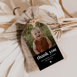 ありがとうございます誕生日写真 ギフトタグ