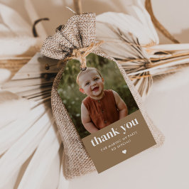 ありがとうございます誕生日写真 ギフトタグ